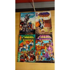 Freak Force #3 #5 #6 #8 Erik Larsen, Image Comics Set Super Patriot Gritty
